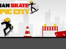 Stickman Skate 360 Epic City